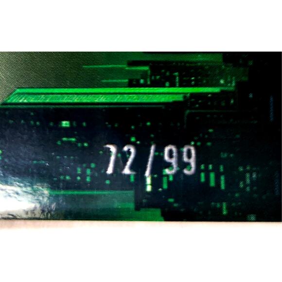 2023-24 NBA Hoops Premium Stock City Edition JAYLEN BROWN #1 Red Disco 72/99 - Picture 3 of 3